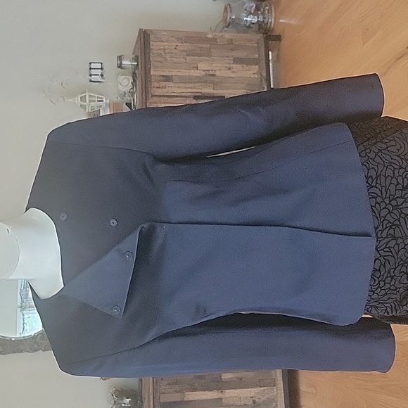 Arkis Navy Silk Evening Jacket - Picture 5 of 14